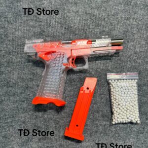 Đồ chơi bi nhựa Q7 cam trong suốt