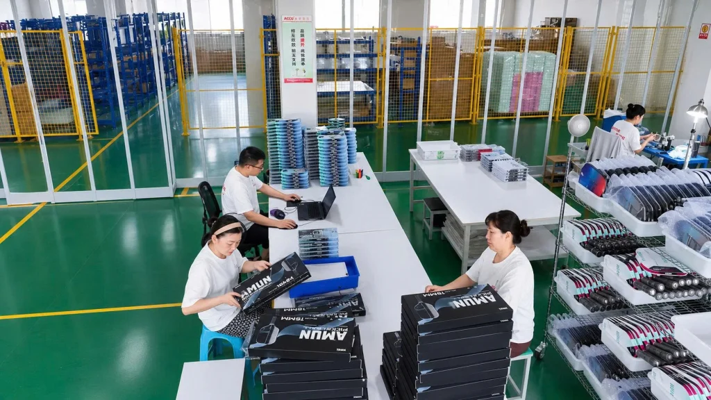 Đóng gói theo tiêu chuẩn xuất khẩu